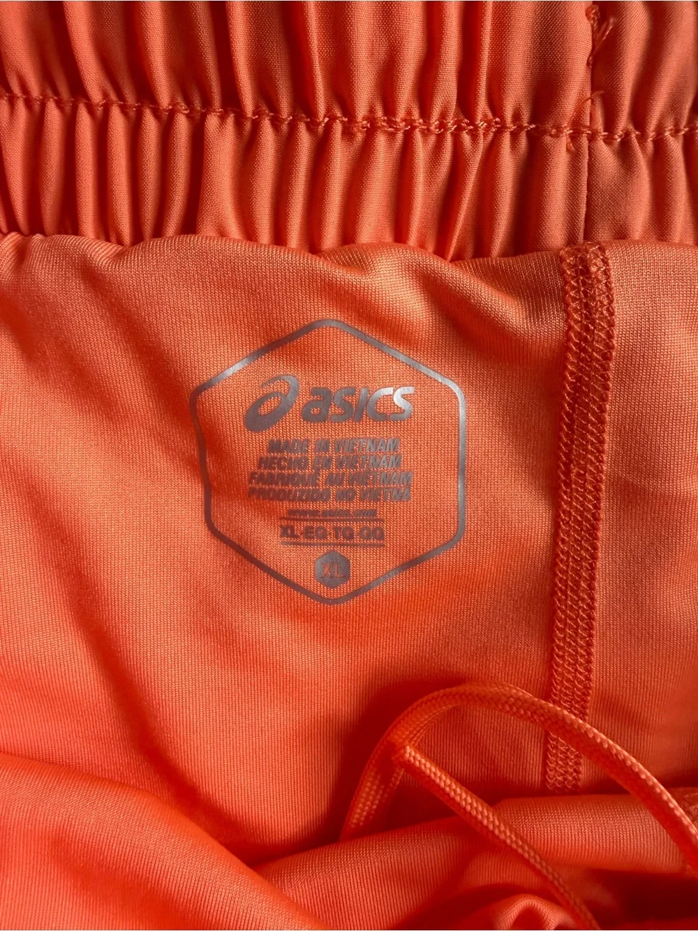 ASICS Women’s XL Peach Coral Lined Running Shorts NWT Athletic Activewear